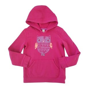 Cat & Jack Pink Owl Hoodie